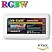 4 Pack Of Mi.Light RGBW LED Strip 2.4GHz RF Wireless 4-Zone Controller Receiver Box,Not Include RGBW 4-Zone Remote,B3 T3 Panel, iBox1 iBox2 Hub