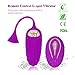 YICO Remote Control Bullet Vibrator Wireless Vibrating Love Eggs Mini Clitoral Stimulator Rechargeable Waterproof Silicone Quiet Adult Sex Toys 12 Mode Viberate Vibe for Women Couples,Purple