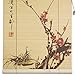 Oriental Furniture Sakura Blossom Bamboo Blinds - (36 in. x 72 in.)