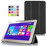 VSTN ® Toshiba Encore 2 WT10-A32 / A64 10.0-Inch windows 8.1 tablet ultra-thin Smart Cover Case, Only fit Toshiba Encore 2 10 (For Encore 2 10 inch, Black)