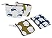 iSuperb Pack of 4 Canvas Coin Purse Change Cash Bag Forest and Animals Pattern Small Purse Wallets with Zipper 4.3x3.5 inch (Forest and Animals)