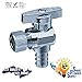 Pack of 10pcs of 1/4 Turn Angle Stop Valve 3/8
