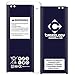 Caseology CO-NT4-BAT-2B1C 2 X 3200 mAh Li-ion Spare Battery Replacement with Portable USB Port Travel Wall Charger for Samsung Galaxy Note 4 Verizon, AT&T Sprint, T-mobile, Unlocked