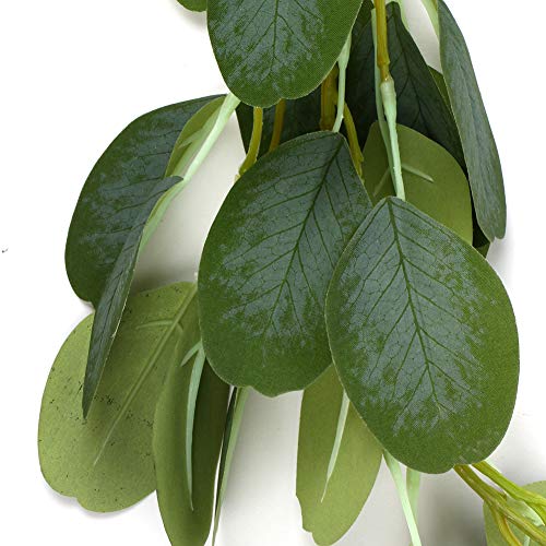 image for LAMPTOP 2-Pack Artificial Eucalyptus Garland with 100Pcs Green Cable T