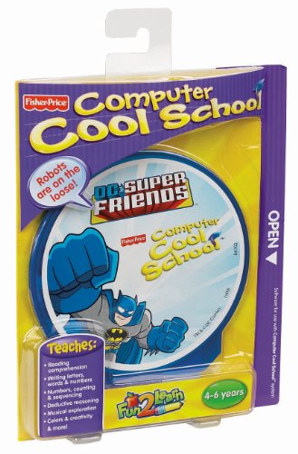 Fisher-Price Computer Cool School DC Super Friends Software