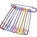 Outus Steel Safety Pins Blanket Pins 4 Inch Extra Large, 5 Colors 10 Pieces