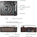 Bluetooth Record Player Belt-Driven 3-Speed Turntable, Vintage Vinyl Record Players Built-in Stereo Speakers, with Headphone Jack/ Aux Input/ RCA Line Out, Brown Woodenthumb 4