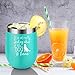 Dog Mom Gifts for Women - Dog Lover Gifts - It's Not Drinking Alone if the Dog is Home - Funny Birthday, Christmas Home Themed Wine Gifts for Dog Lovers, Dog Owner, Dog Fur Mama - Coolife Wine Tumbler