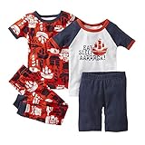 Carter's Boys' 4 Piece Printed Cotton Set (Toddler/Kids)