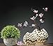 Leyaron Mini Plastic Fake Green Grass Small Artificial Potted Plants for Home Decor and Office