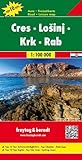 Cres - LoSinj - Krk - Rab, Autokarte 1:100.000