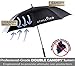 Athletico 62/68 Inch Automatic Open Golf Umbrella - Extra Large Double Canopy Umbrella is Windproof and Waterproof - Features Ergonomic Rubber Handle