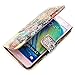 Bfun Packing Tribal Floral Elephant Slot Leather Wallet Cover Case for Samsung Galaxy S7 Edge