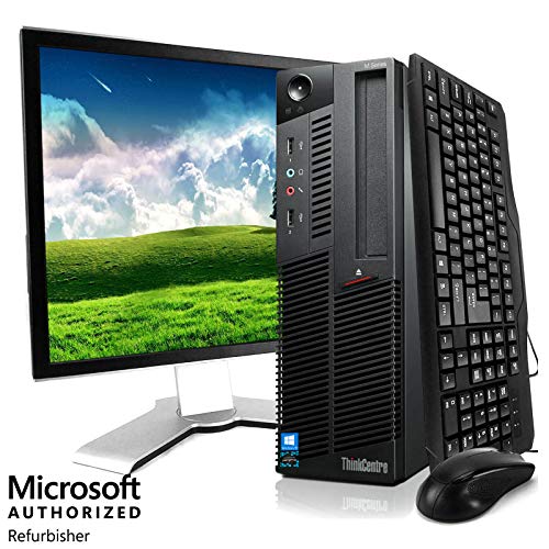 Desktop Computer Compatible with Lenovo Thinkentre M90 Intel Dual Core i5 3.1GHz 8GB RAM, 1TB HDD, DVD-RW Drive, New Periphio Bluetooth and WiFi, 22 Inch LCD, Keyboard, Mouse, Windows 10 Pro (Renewed)