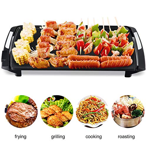 image for efluky 21-inch Electric Griddle Non-Stick, Electric Grill Griddle with