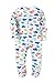 Baby Boys' Footed Pajama - 100% Cotton Zip Front Sleep and Play Sleeper - by Marque