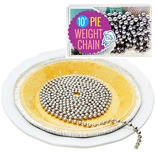 Baking Pie Crust Weight Chain- Stainless Steel 10-feet Extra Long