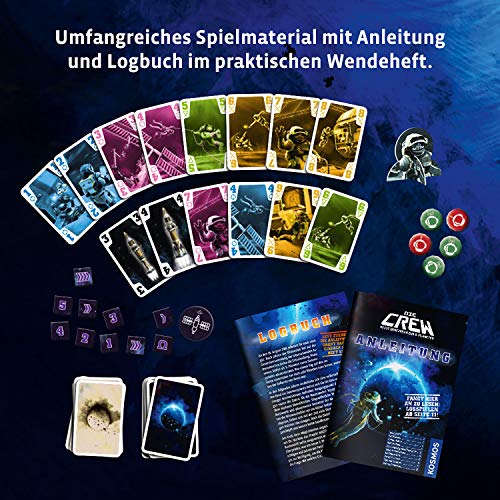 KOSMOS 691868 Die Crew - Reist gemeinsam zum 9. Planeten, Kennerspiel des Jahres 2020, kooperatives Kartenspiel für 3 bis 5 Personen, mit Variante für 2 Personen, Gesellschaftsspiel: 2-5 Spieler – Bild 4