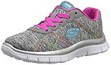 Skechers Kids Skech Appeal-It's Electric Training Shoe (Little Kid/Big Kid), Gray/Multi, 10.5 M US Little Kid