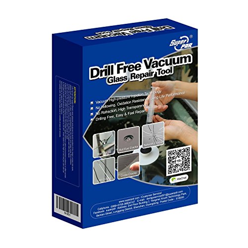 AUTOPDR DIY Car Windshield Repair Kit Atutomotive Glass Repair Tools Auto Windscreen Chips and Cracks Repair Tools Set (Easy to use) - Thumbnail 6