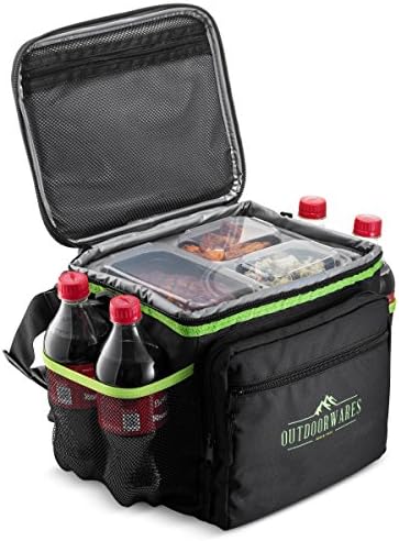 Cooler Lunch Bag Box - Insulated Large Capacity Durable, to Keep Foods and Drinks in The Right Temperature - Good for Travel, Picnic, Beach Hiking, Camping ETC.(Containers Not Included)