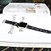 MIFFO Apple Watch Band 42mm Leather Glitter iWatch Strap Extreme Deluxe Shiny Bling PU Leather Bracelet Wristband for Apple Watch Series 3, Series 2, Series 1, Sport Edition (Z-Black-42mm)