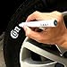 RoseSummer 12pcs/Set Waterproof Car Tyre Tire Tread Rubber Paint Pen Markers Pen Permanent