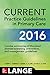 CURRENT Practice Guidelines in Primary Care 2016