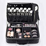 ROWNYEON Portable EVA Professional MakeupCase 14.1"/ Makeup Artist Case / Makeup Train Case/MakeUp Artist Organizer Bag