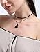 6 Pcs Women's Choker Necklace for Lady Girls Black Velvet Lace Stretch Tattoo Chokers Tassel Necklaces
