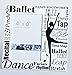 Ballet Collection 8 by 8-Inch Roman Exclusive All Dance Decorative Photo Frame, Holds 4-Inch by 6-Inch Photo (74810)