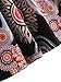 Romwe Women's Summer Cold Shoulder Bohemian Print Loose Tunic Dress