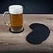 Set of 8 Silicone Coasters Silicone Drink Coaster Round Silicone Cup Pad Mat Tabletop Protection for Any Table Type, Perfect Soft Silicone Coaster Fits Any Size of Drinking Glasses.