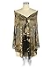 kayamiya Women's 1920s Scarf Sequin Deco Wedding Wrap Evening Shawl With Fringe