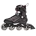 Rollerblade Zetrablade Women's Adult Fitness Inline Skate, Black and Cherry, Performance Inline Skates