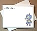 Robot Note Cards (24 Non-foldover Cards and Envelopes)