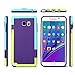 Note 5 Case, Galaxy Note 5 Case, BENTOBEN Ultra Slim Case Hybrid Dual Layer Shockproof Case [ Extra Front Raised Lip ] Soft TPU & Hard PC Bumper Protective Case Cover for Samsung Galaxy Note 5 Purple