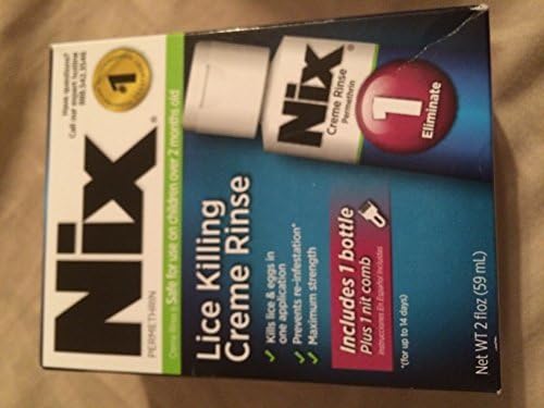 Nix Creme Rinse & Nit Removal Comb Lice Treatment, 2 oz by Insight Pharmaceuticals