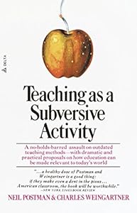 Teaching As a Subversive Activity book cover