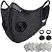 Dust Masks Reusable Dust Pollution Mask with Activated Carbon Filter and Earloop for Pollen Allergy Woodworking Mowing Running Outdoor Activities