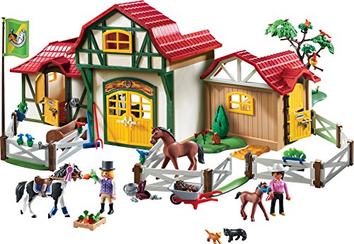 Playmobil 6926 - Großer Reiterhof & 6934 - Pferdebox Araber – Bild 4