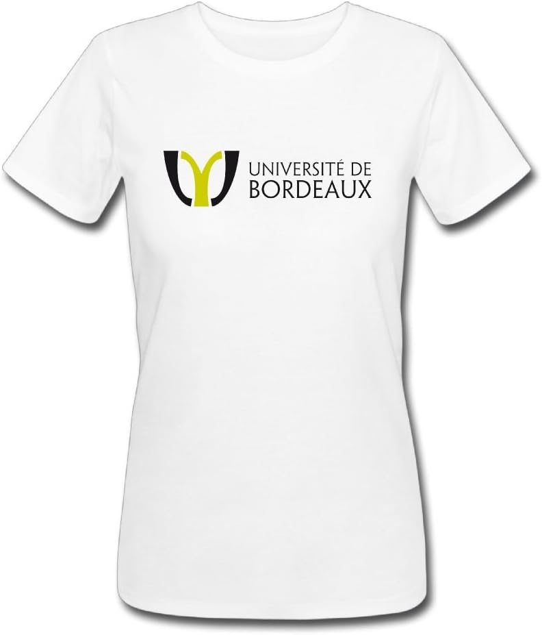 YCMLKJ Universite De Bordeaux Women O-Neck Pre-cotton Tshirt