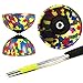 Mr B Harlequin Diabolo, Metal Diablo Sticks & Diabolo Directions Instructional DVD! (4 Colour)