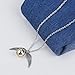 4 Piece Harry Potter Inspired Necklace Set Time Turner Deathly Hallows Golden Snitch for Harry Potter Fans Gifts or Decorations (Necklaces)