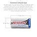 Tenergy 3V RCR123A Rechargeable Li-ion Batteries Protected 6 Pcs with 2 -Slot Smart Battery Charger