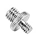 Mudder 1/4 Inch Male to 1/4 inch Male Screw 1/4 Inch Male to 3/8 Inch Male Threaded Screw Adapter for Camera/Tripod/ Monopod/Ballhead/ Light Stand (4 Pieces)
