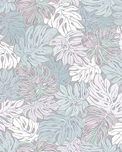 Marburg MG81935 Valentina Blue Leaf Wallpaper