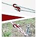 40PCS Paracord Tensioner Guyline Line Adjuster, Ultralight Strong Aluminum Cord Tent Wind Buckle Hook Rope Small Carabiner Figure, Lightweight Fastener Camping, Backpacking, Picnic Shelter Outdoor