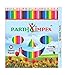 PARTH IMPEX Colored Pencils Set for Kids Adult Coloring Books Drawing Writing Sketching Soft Core (24 Color) with Pencil Sharpener