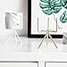 Topaty Iron Shelf Marble Succulent Plant Pot Cactus Pots Ceramic Pot Concrete Planters Modern Home Decor for Garden Decor (Gold,S M L) (M : 3.152.95/5.7inch)